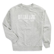 Running Raglan Crew Neck Pullover - Run Like A Girl®
