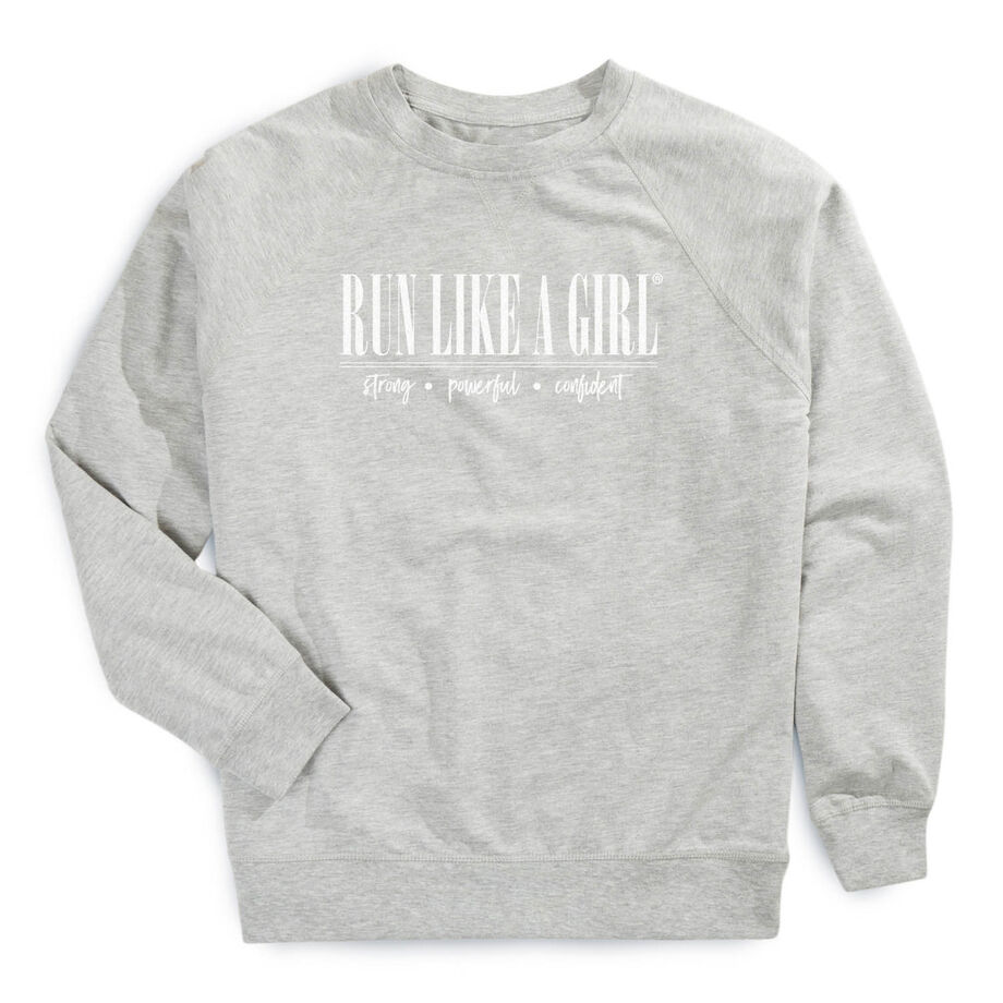 Running Raglan Crew Neck Pullover - Run Like A Girl®