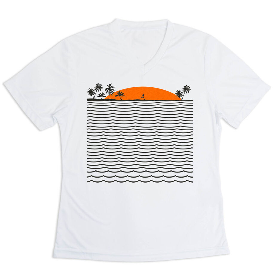 Women's Short Sleeve Tech Tee - Chasing Sunsets
