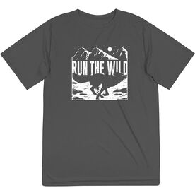 Men's Running Short Sleeve Performance Tee - Run The Wild