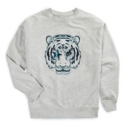 Running Raglan Crew Neck Pullover - Eye Of The Tiger