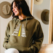 Statement Fleece Hoodie - I'd Rather Be Running