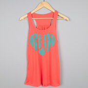 Flowy Racerback Tank Top - Love The Run
