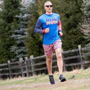 Men's Running Long Sleeve Performance Tee - Patriotic Run