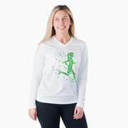 Women's Long Sleeve Tech Tee - Lucky Runner Girl