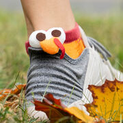 Costume Ankle Socks - Run Now Gobble Later Turkey