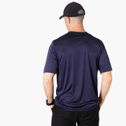 Men's Running Short Sleeve Performance Tee - Because of the Brave