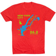 Running Short Sleeve T-Shirt - New York City Route