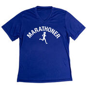 Women's Short Sleeve Tech Tee - Marathoner Girl