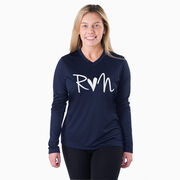 Women's Long Sleeve Tech Tee - Run Heart