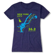 Women's Everyday Runners Tee - New York City Route