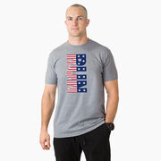 Running Short Sleeve T-Shirt - Patriotic Run