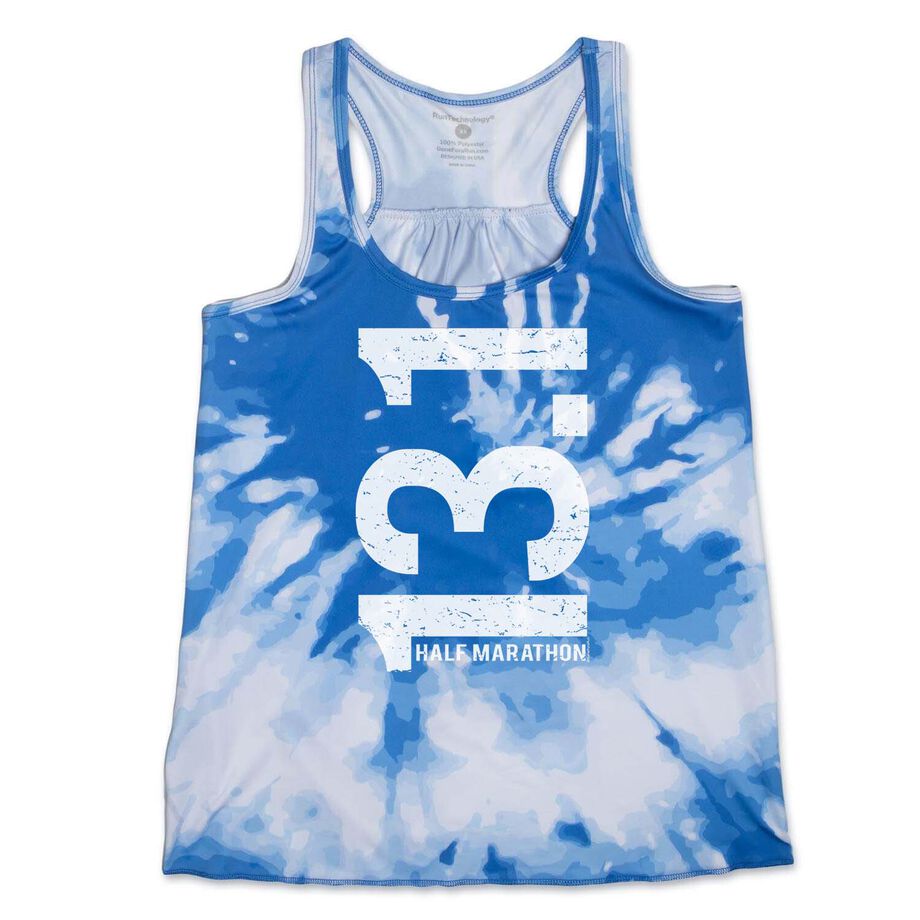 RunTechnology&reg; Performance Tank Top - 13.1 Half Marathon Vertical