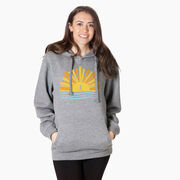 Statement Fleece Hoodie - Here Comes The Sun