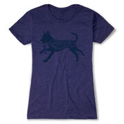 Women's Everyday Runners Tee - I'd Rather Be Running with My Dog