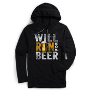 Running Lightweight Hoodie - Will Run For Beer