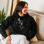 Statement Fleece Hoodie -  Never Stop Running