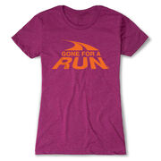 Women's Everyday Tee Gone For a Run&reg; Logo (Orange)