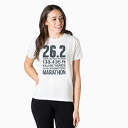 Running Short Sleeve T-Shirt - 26.2 Math Miles