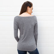 Women's Runner Scoop Neck Long Sleeve Tee - Gone For a Run&reg; Logo