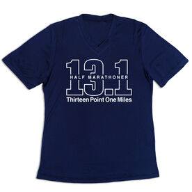 Women's Short Sleeve Tech Tee - Half Marathoner 13.1 Miles