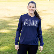 Women's Long Sleeve Tech Tee - Run With Inspiration