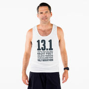 Men's Running Performance Tank Top - 13.1 Math Miles
