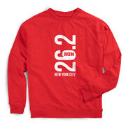 Running Raglan Crew Neck Pullover - New York City 26.2 Vertical