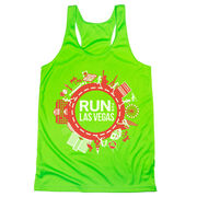 Women's Racerback Performance Tank Top - Run for Las Vegas