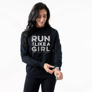 Running Raglan Crew Neck Pullover - Run Like A Girl® Road