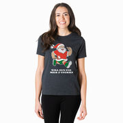 Running Short Sleeve T-Shirt - Will Run for Milk and Cookies