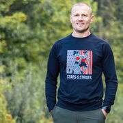 Running Raglan Crew Neck Sweatshirt - Stars and Strides