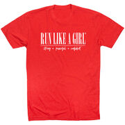 Running Short Sleeve T-Shirt - Run Like A Girl®