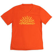 Women's Short Sleeve Tech Tee - Live In The RunShine