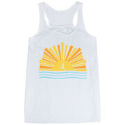 Flowy Racerback Tank Top - Here Comes The Sun