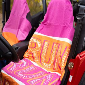 RunTechnology® Athletic Moisture-Wicking Towel Car Seat Cover - Run With Inspiration