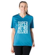 Women's Short Sleeve Tech Tee - Super Mother Runner