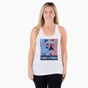 Women's Racerback Performance Tank Top - Stars and Strides