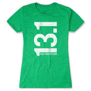 Women's Everyday Runners Tee 13.1 Half Marathon Vertical