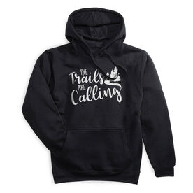 Statement Fleece Hoodie -  The Trails Are Calling