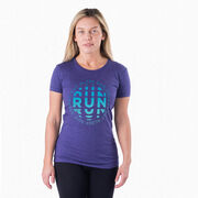 Women's Everyday Runners Tee - Eat Sleep Run Repeat