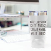 Running 20oz. Double Insulated Tumbler - Don't Limit Your Challenges