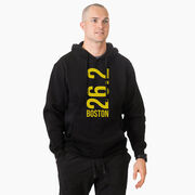 Statement Fleece Hoodie -  Boston 26.2 Vertical