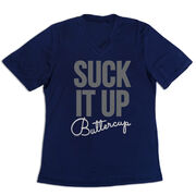 Women's Short Sleeve Tech Tee - Suck It Up Buttercup