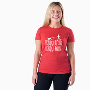 Women's Everyday Runners Tee - Happy Trails Happy Tails