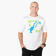 Men's Running Short Sleeve Performance Tee - New York City Route