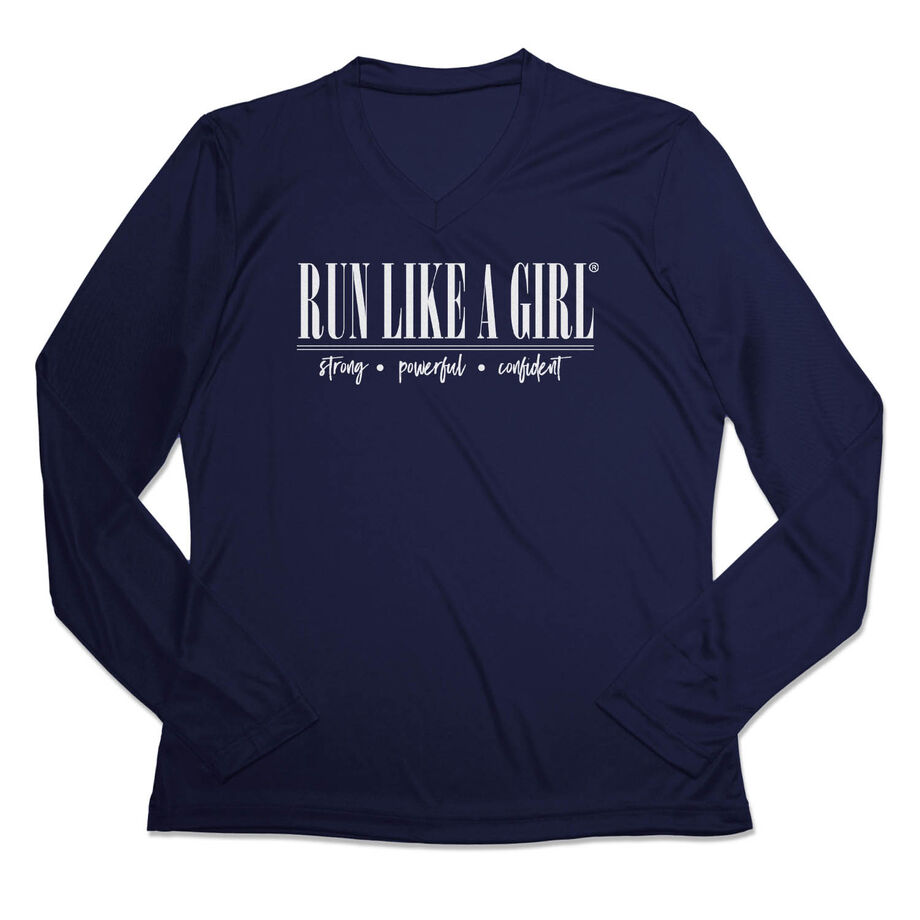 Women's Long Sleeve Tech Tee - Run Like A Girl®
