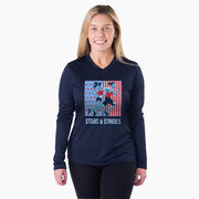 Women's Long Sleeve Tech Tee - Stars and Strides