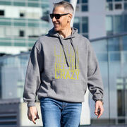 Statement Fleece Hoodie -  I Run To Burn Off The Crazy