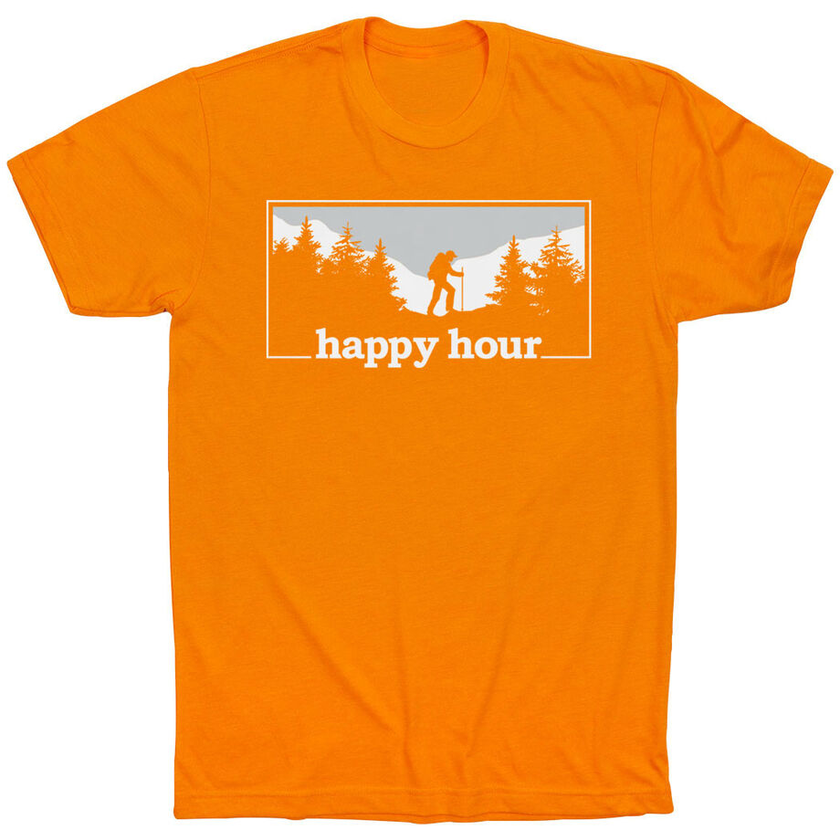 Hiking Short Sleeve T-Shirt - Happy Hour Hiker (Male)